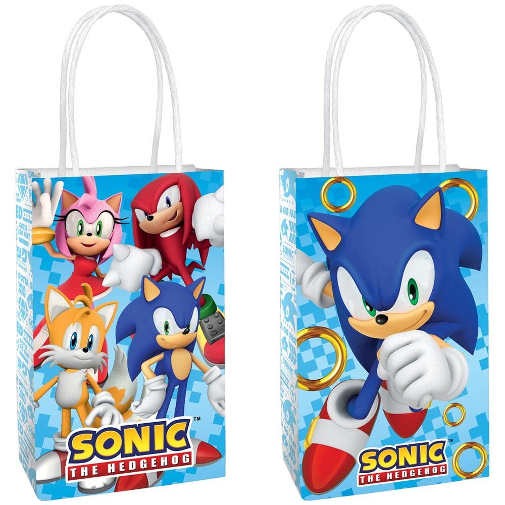 Sonic The Hedgehog 'Sega' Kraft Paper Favor Bags (8ct)