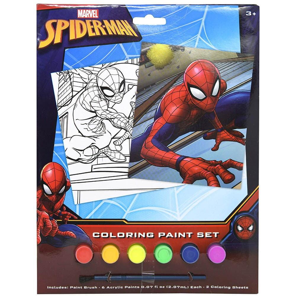 Spiderman Poster Paint Set 8.75x.50x11.2 - Toy World Inc