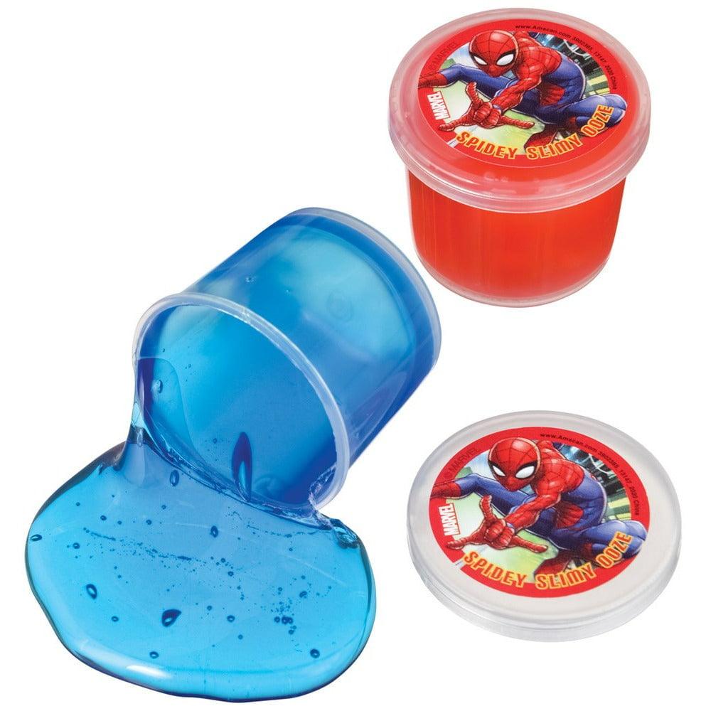 Spiderman Webbed Wonder Ooze Slime 4ct - Toy World Inc