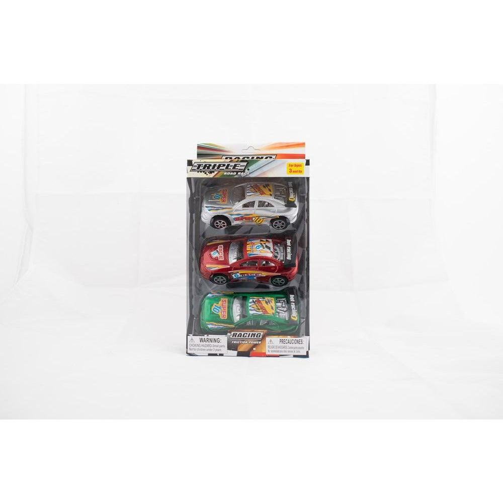 Sport Car Set 3pc Friction - Toy World Inc