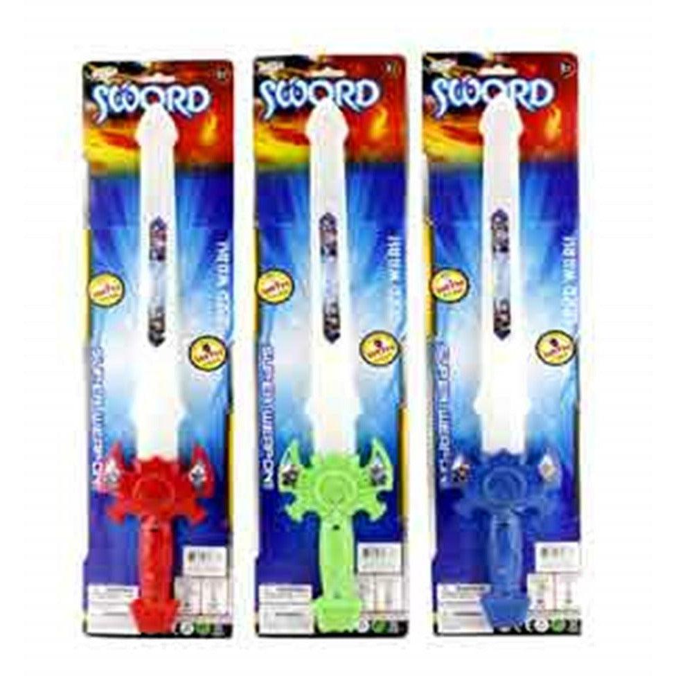 Sword w Light and Sound 21in - Toy World Inc