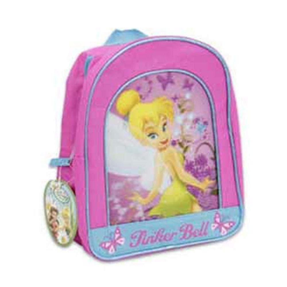 Tinkerbell Pink Backpack 11 in - Toy World Inc