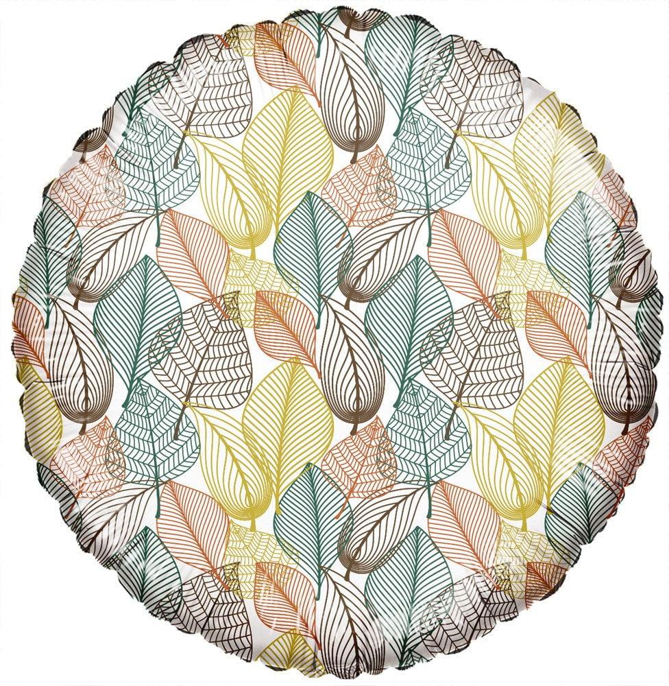 Tuftex Boo-La-La Leaves 18in Foil Balloon - Toy World Inc