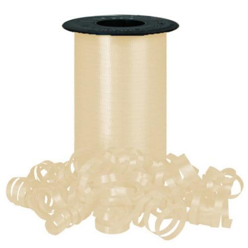 Vanilla Curling Ribbon 3/16in x 500yd - Toy World Inc