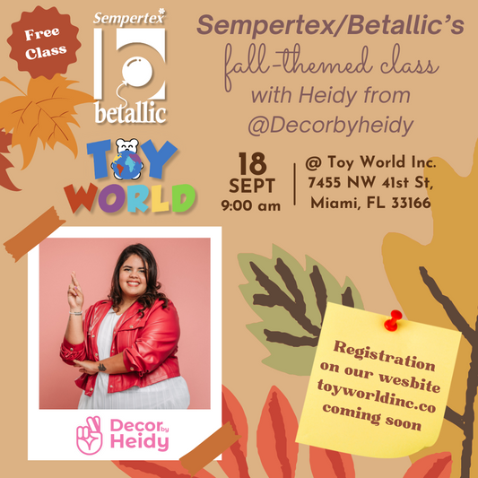 SEMPERTEX/BETALLIC Class with Heidy from DecorByHeidy