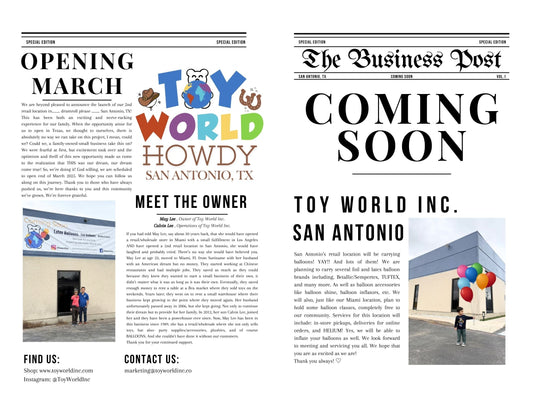 NEW Store! Coming soon to San Antonio, Texas!