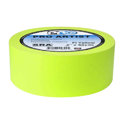 Pro Tapes Artist Tape 2x60yds FL Yellow