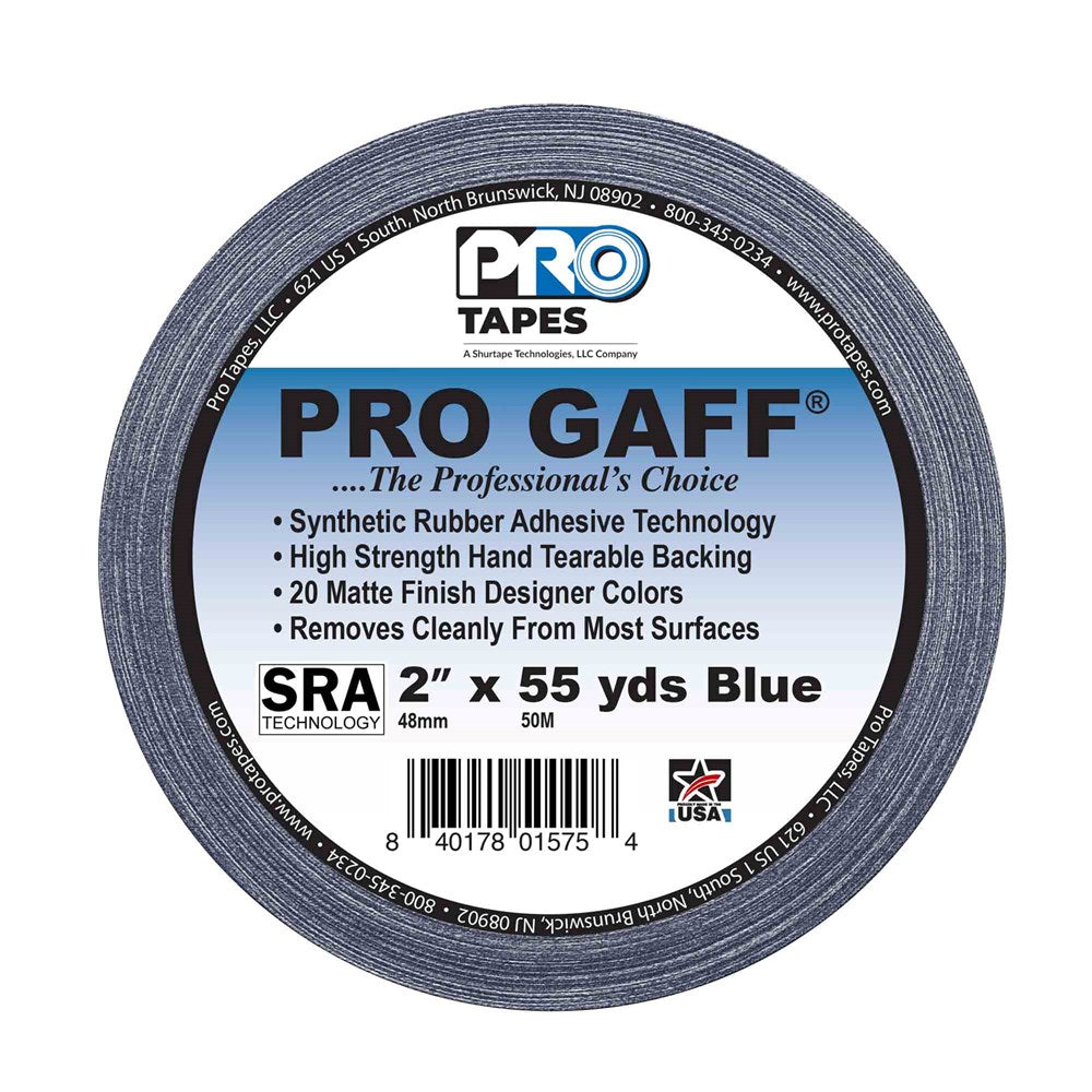 Pro Tapes Gaff 2x55yds Blue Cloth Tape