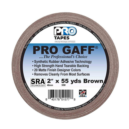 Pro Tapes Gaff 2x55yds Brown Cloth Tape