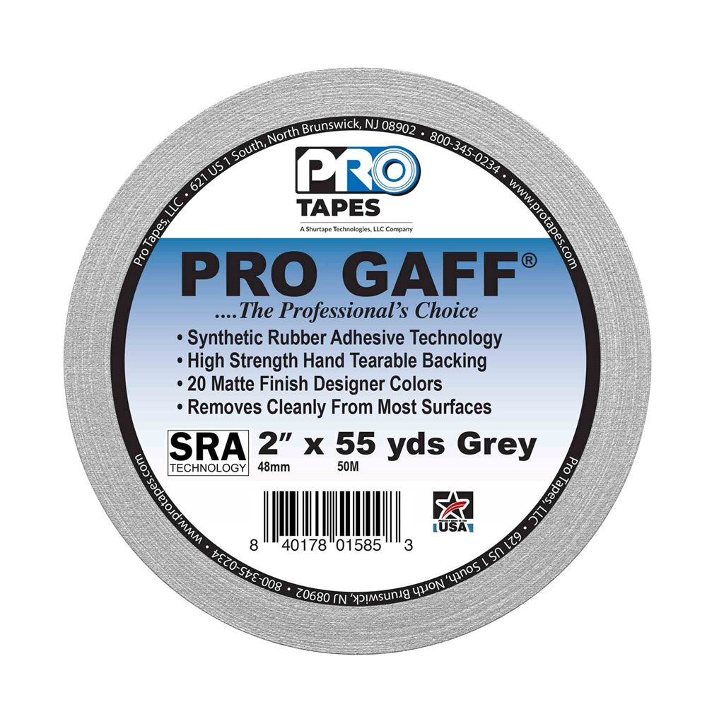 Pro Tapes Gaff 2x55yds Grey Cloth Tape