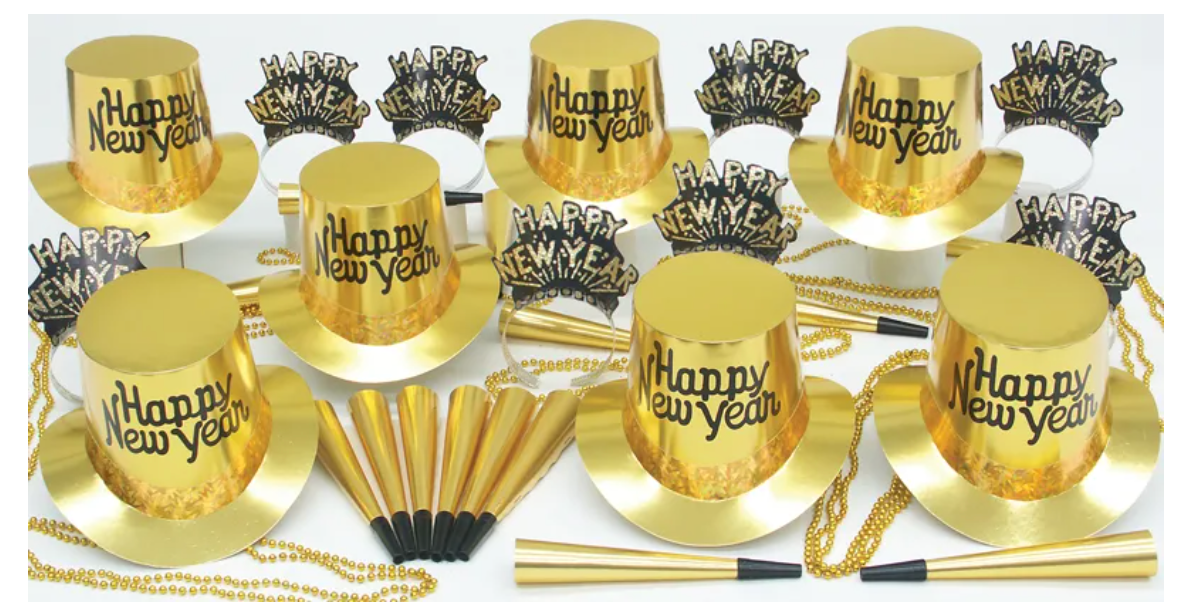 Gold Regal Party Kit for 25 People