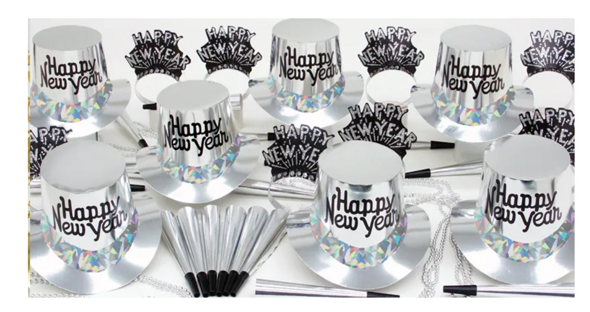 Silver Regal Party Kit for 10 People