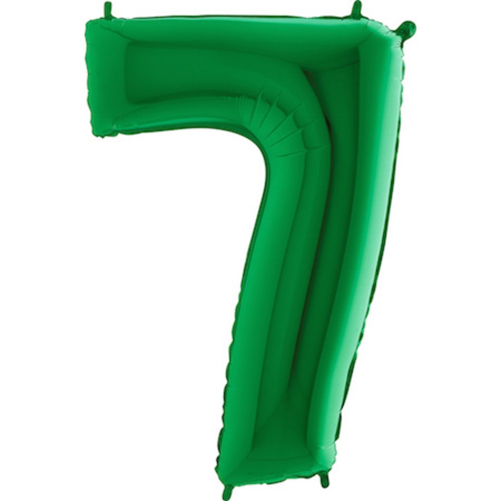 Grabo Green Jumbo Number Foil Balloon 40in - 7