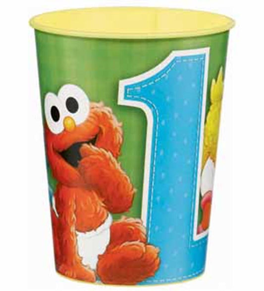 Sesame 1st Bday Favor Cup 16oz