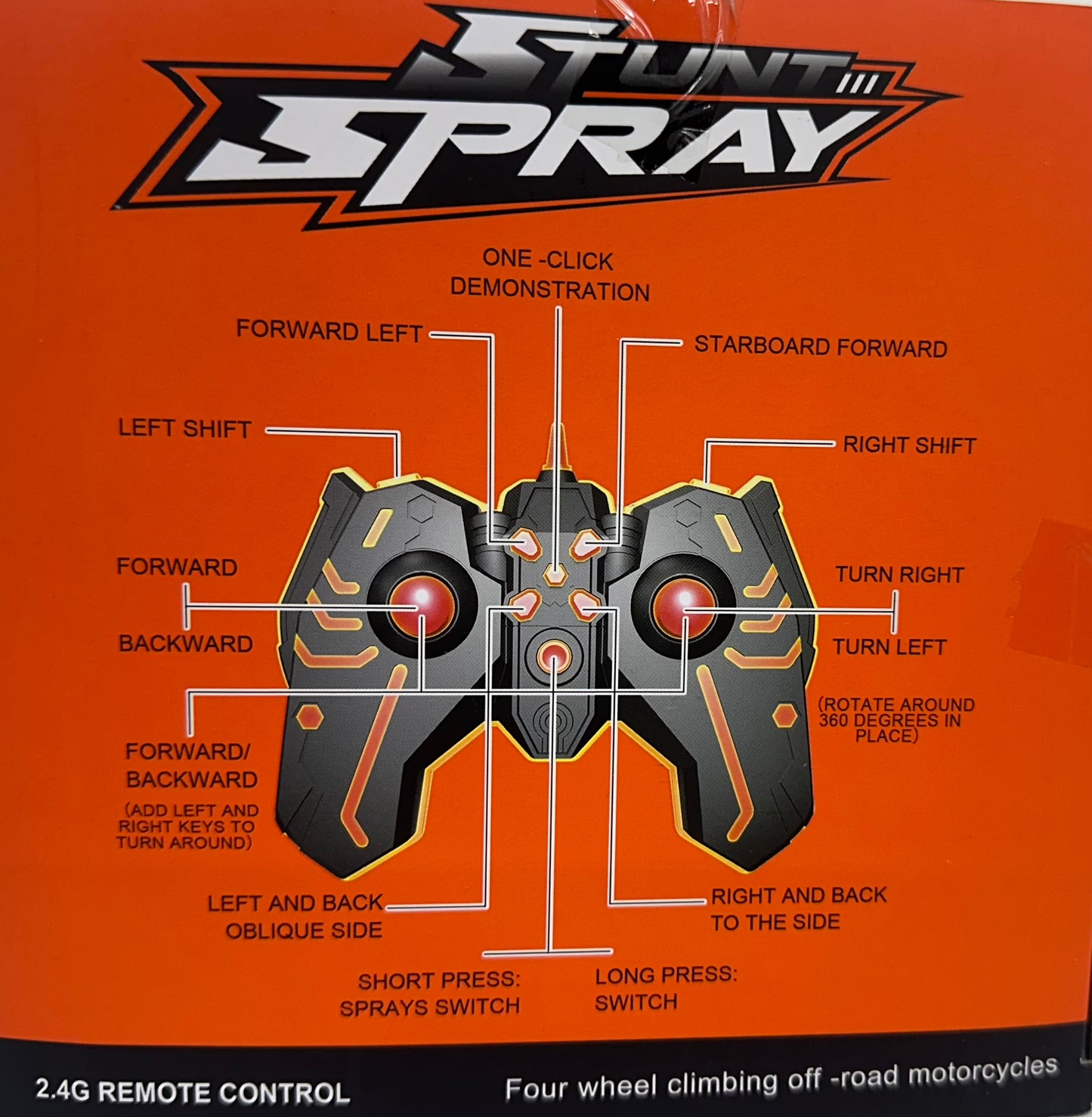RC Stunt Spray Vehicle