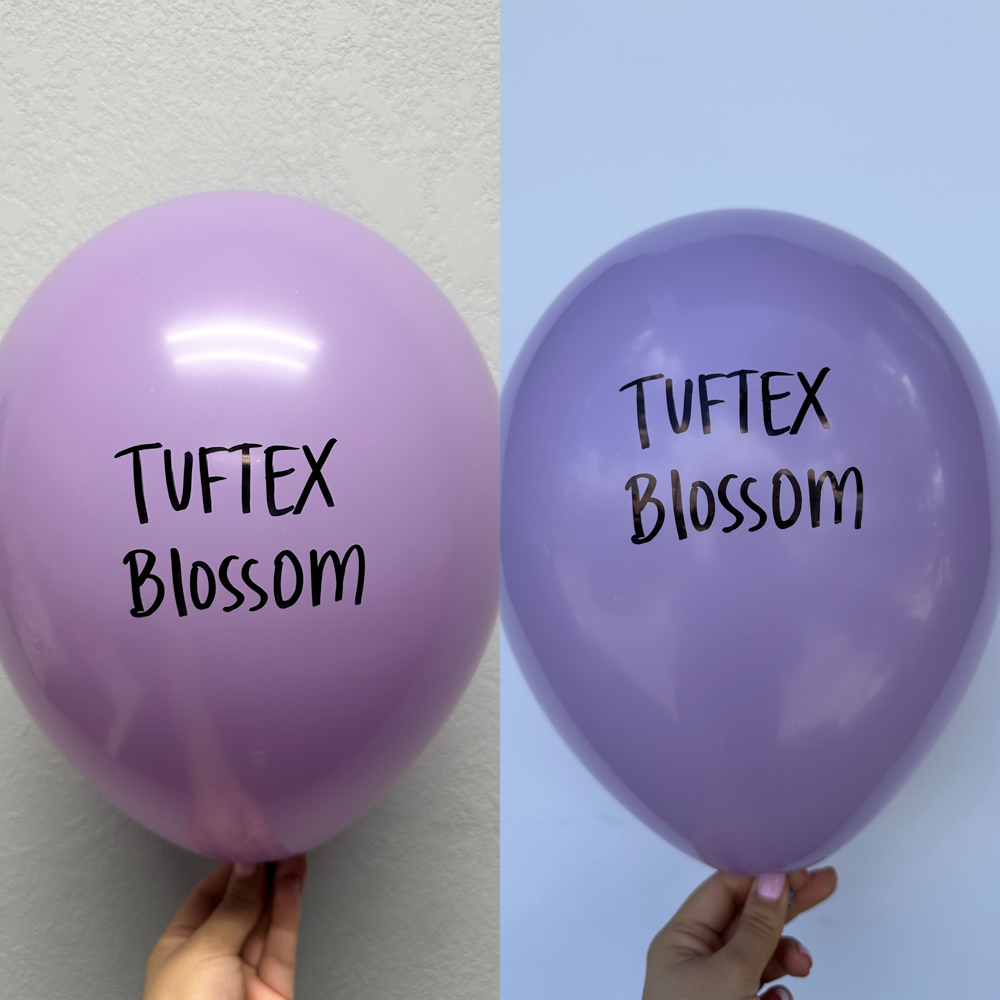 Globos de látex Tuftex Blossom de 11 pulgadas, 100 unidades