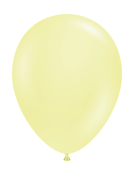 Tuftex Lemonade 11 inch Latex Balloons 100ct