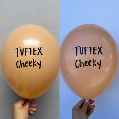 Globos de látex Tuftex Cheeky de 11 pulgadas, 100 unidades