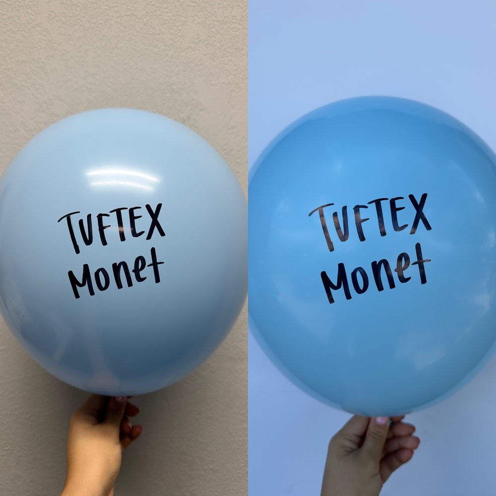 Globos de látex Tuftex Monet de 11 pulgadas, 100 unidades