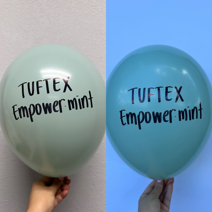 Tuftex Empower-Mint 11 inch Latex Balloons 100ct