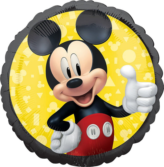 Anagrama Mickey Mouse Forever Globo de aluminio de 17 pulgadas