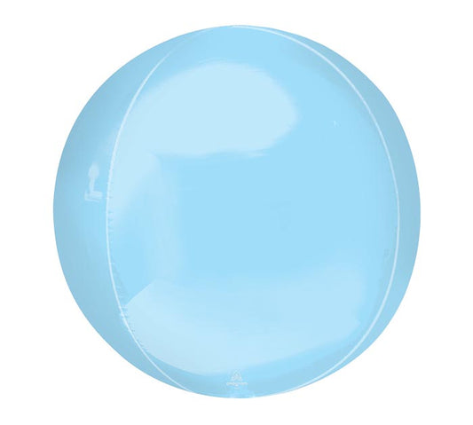 Anagram Orbz Pastel Blue Balloon 16in Package
