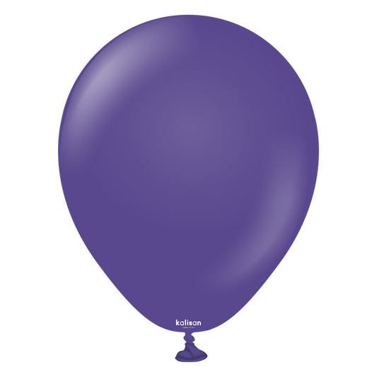 5 inch Kalisan Standard Violet Latex Balloons 100ct