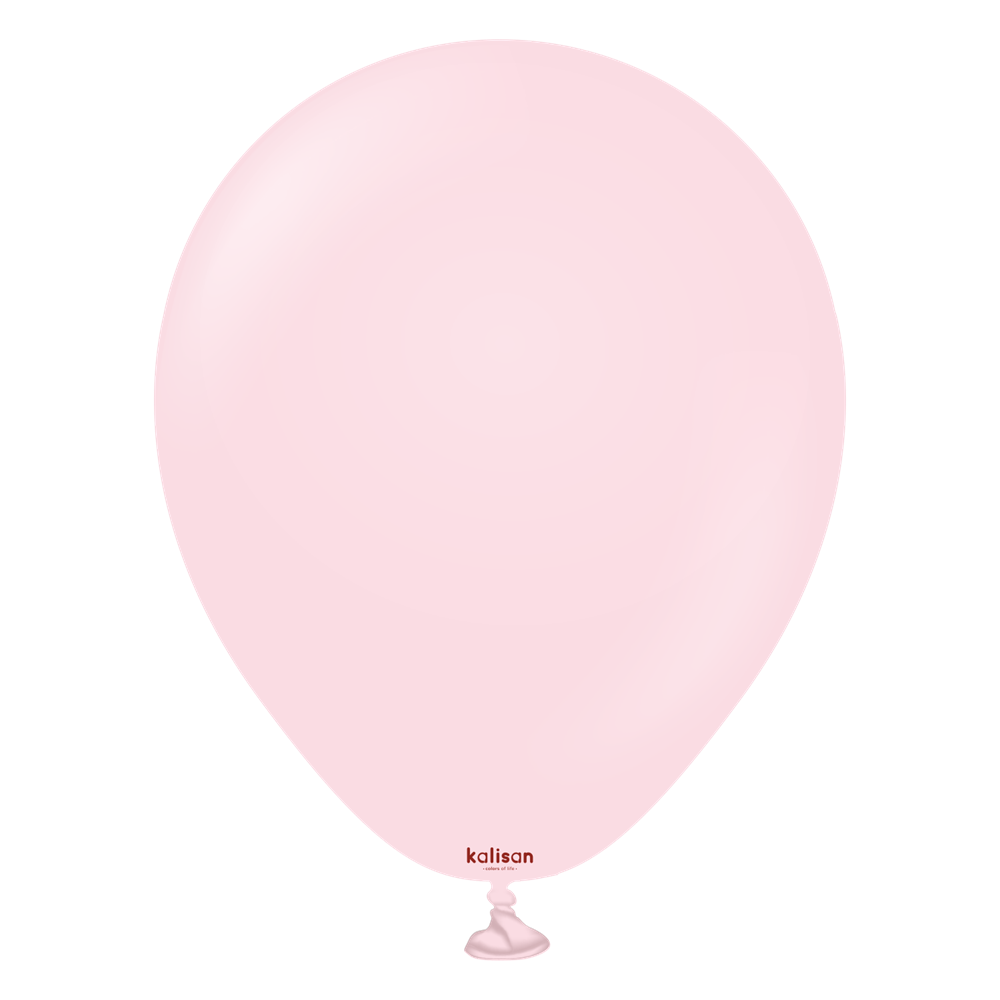 5 inch Kalisan Standard Light Pink Latex Balloons 100ct