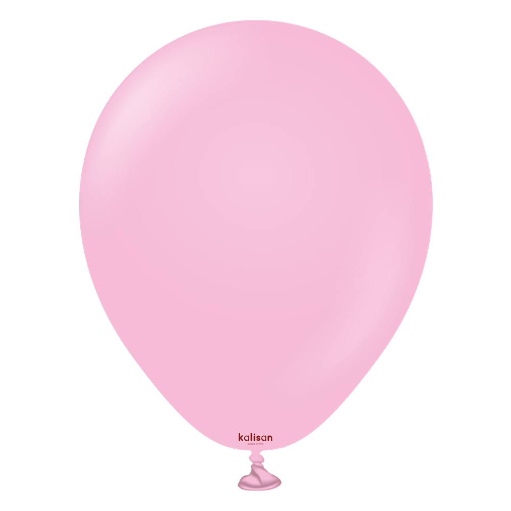 5 inch Kalisan Standard Candy Pink Latex Balloons 100ct