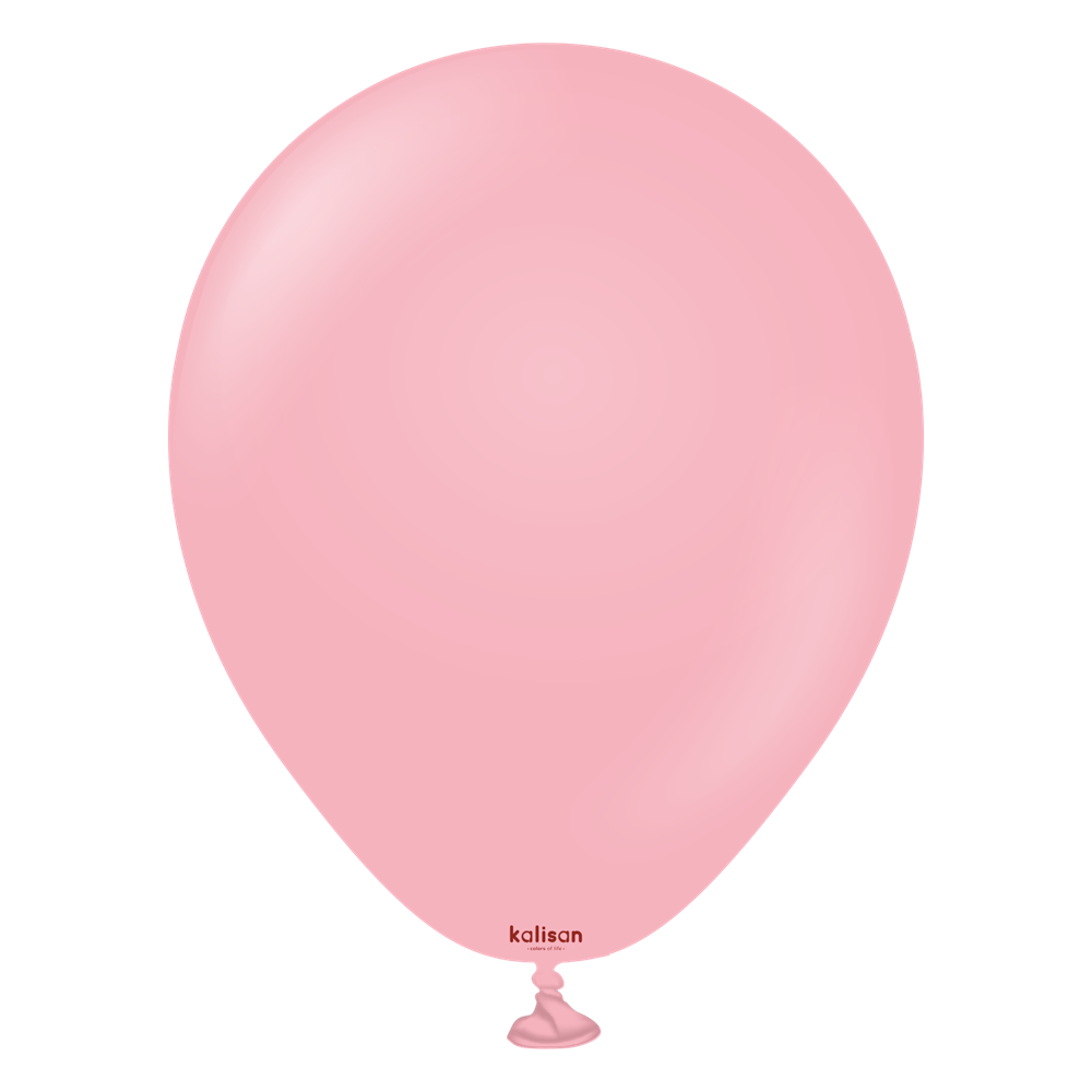 5 inch Kalisan Standard Flamingo Pink Latex Balloons 100ct