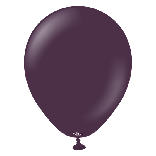 5 inch Kalisan Standard Plum Latex Balloons 100ct