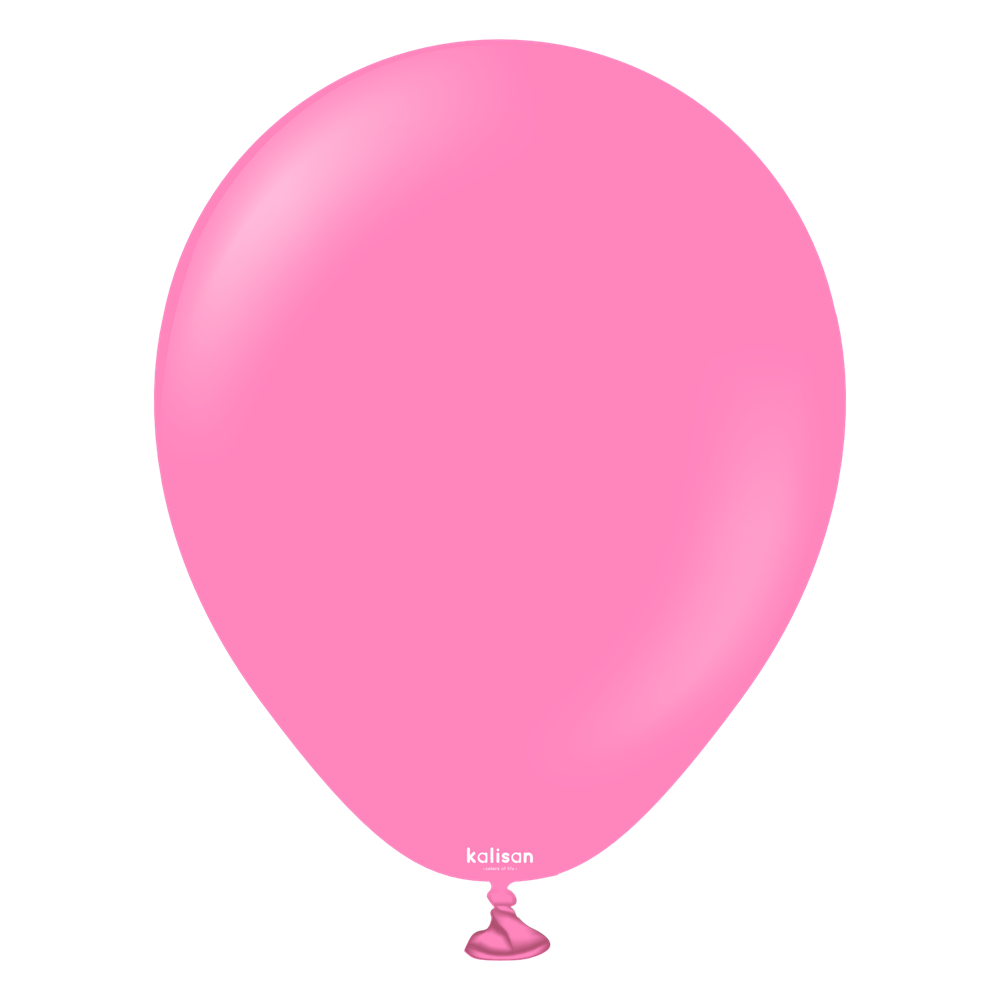 5 inch Kalisan Standard Queen Pink Latex Balloons 100ct