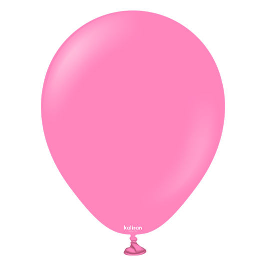 5 inch Kalisan Standard Queen Pink Latex Balloons 100ct