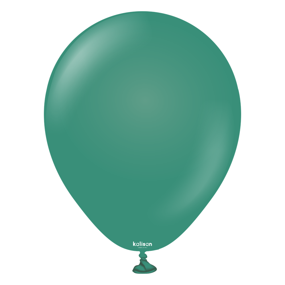 5 inch Kalisan Retro Sage Latex Balloons 100ct