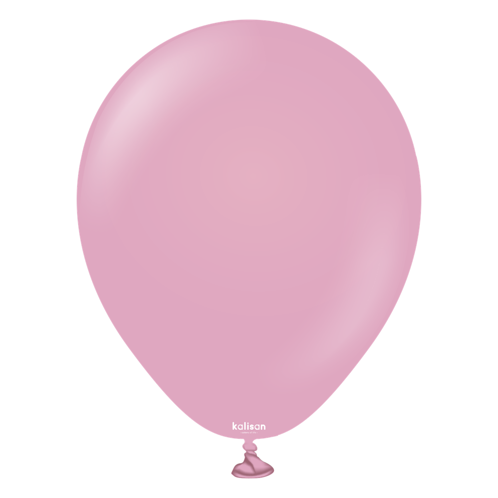 5 inch Kalisan Retro Dusty Rose Latex Balloons 100ct