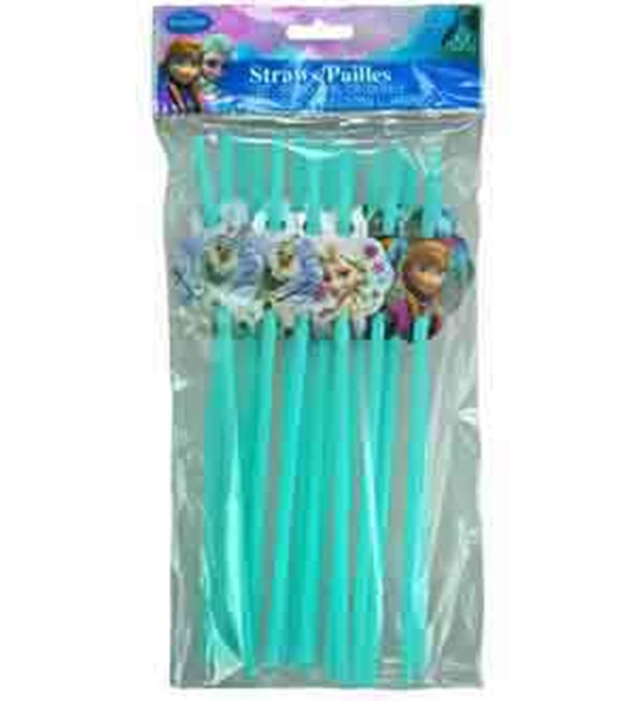 Disney Frozen Character Straws 18ct