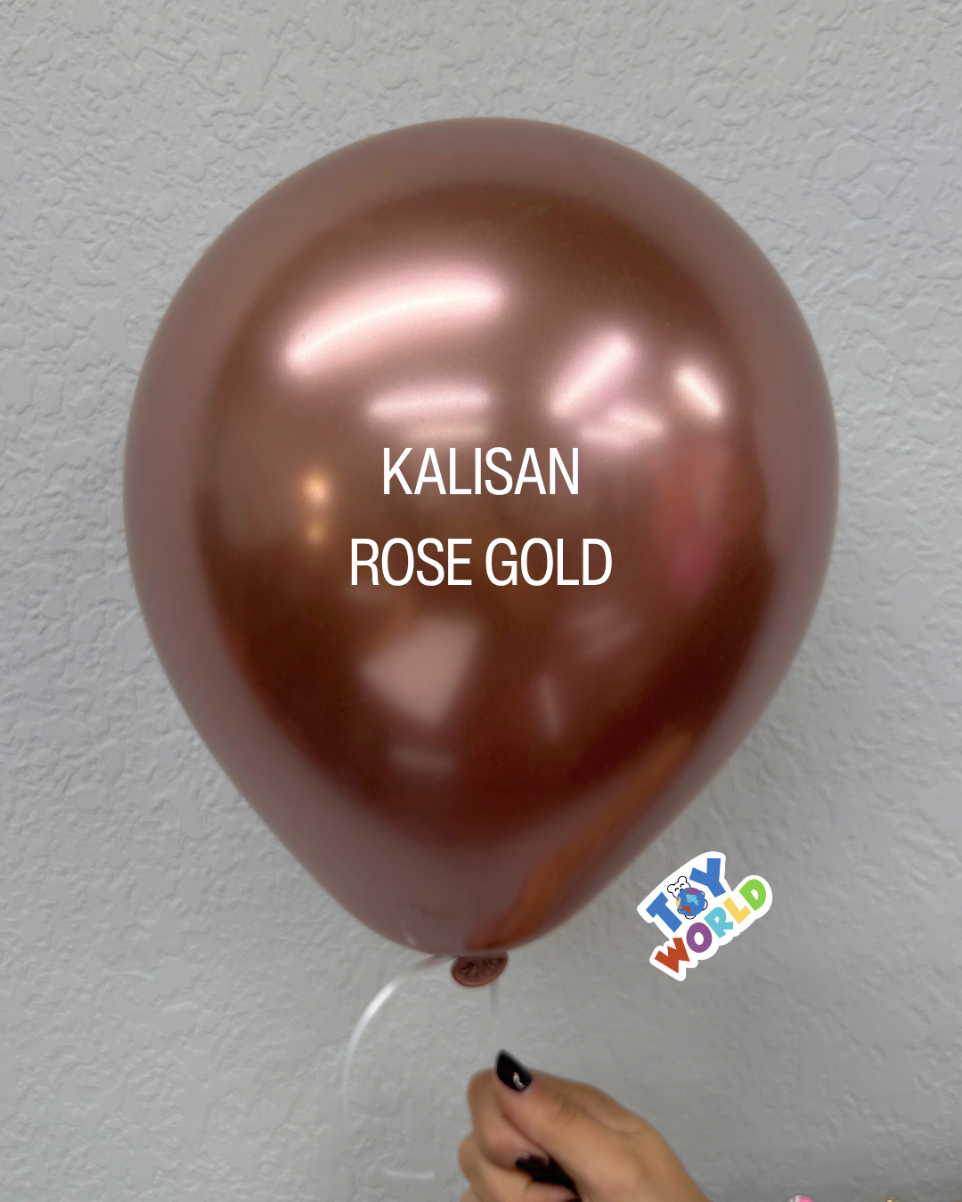 5 inch Kalisan Mirror Rose Gold Latex Balloons 100ct
