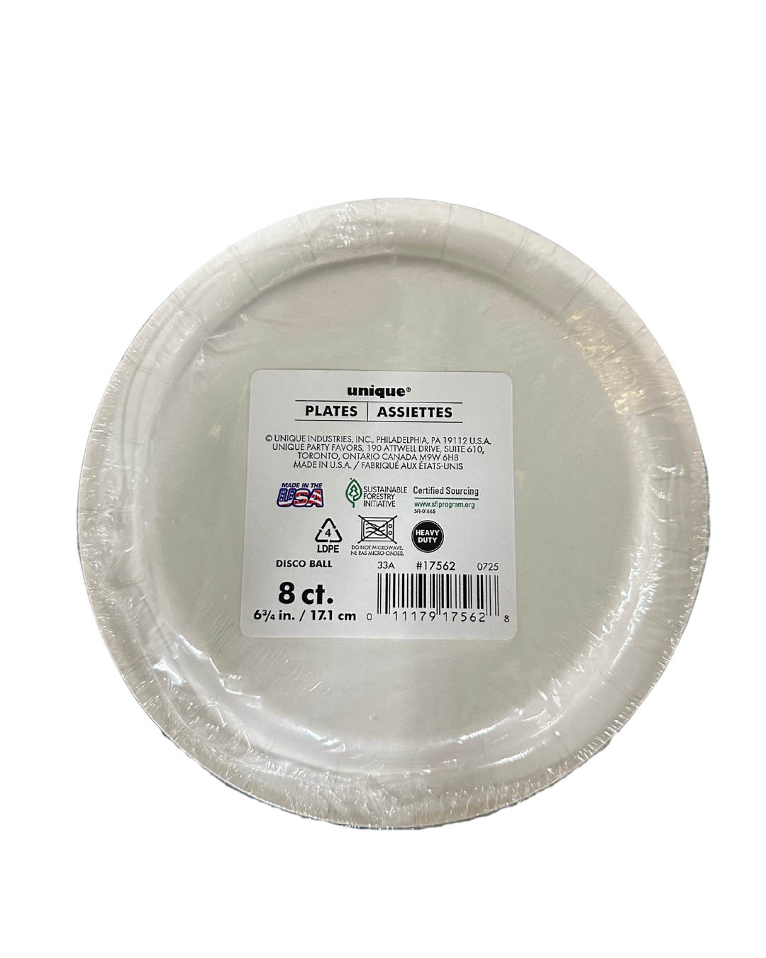 New New Year 7 inch Paper Plates 8ct