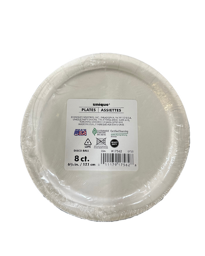 New New Year 7 inch Paper Plates 8ct