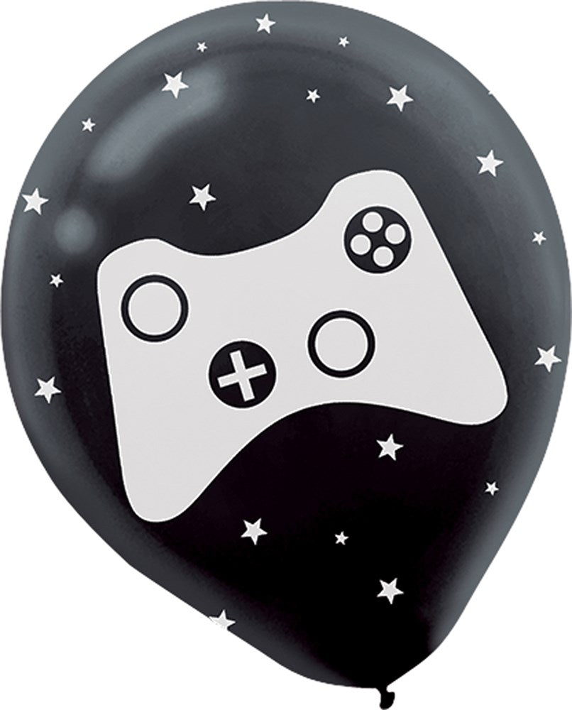 Game Controller Latex Balloons 12 inch 100ct