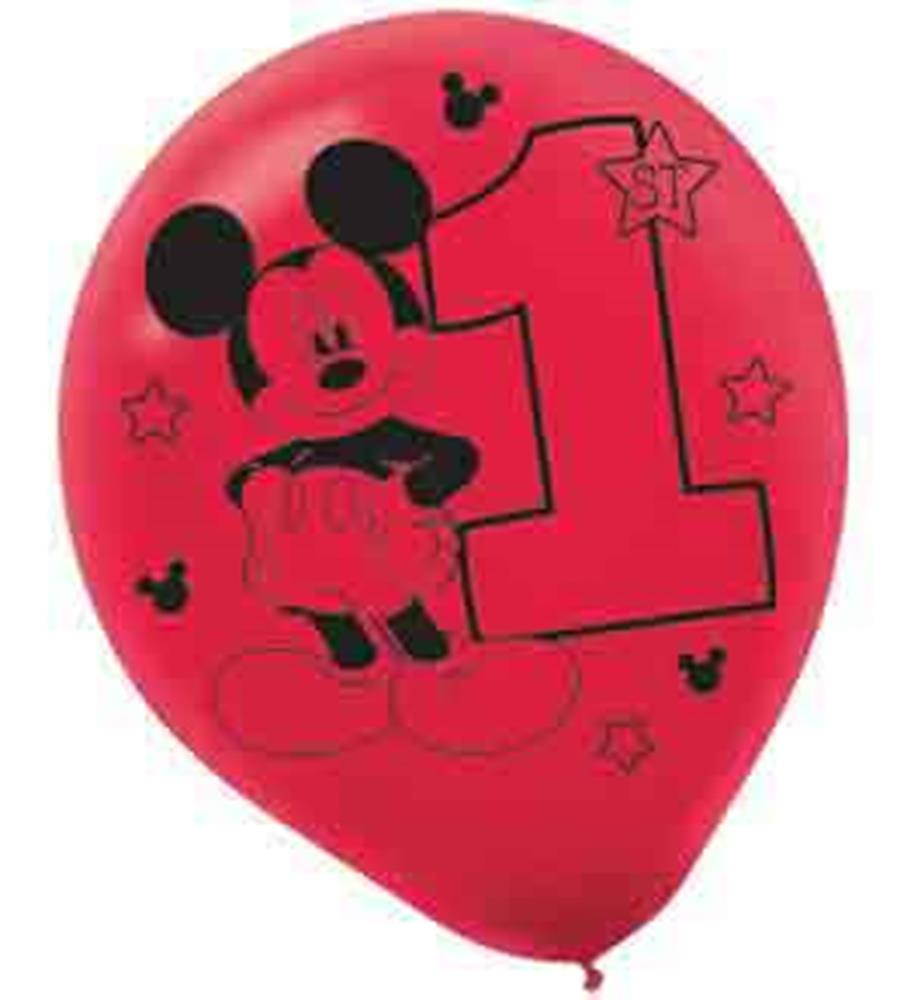 Mickey Fun To Be One Balloon Latex 15ct