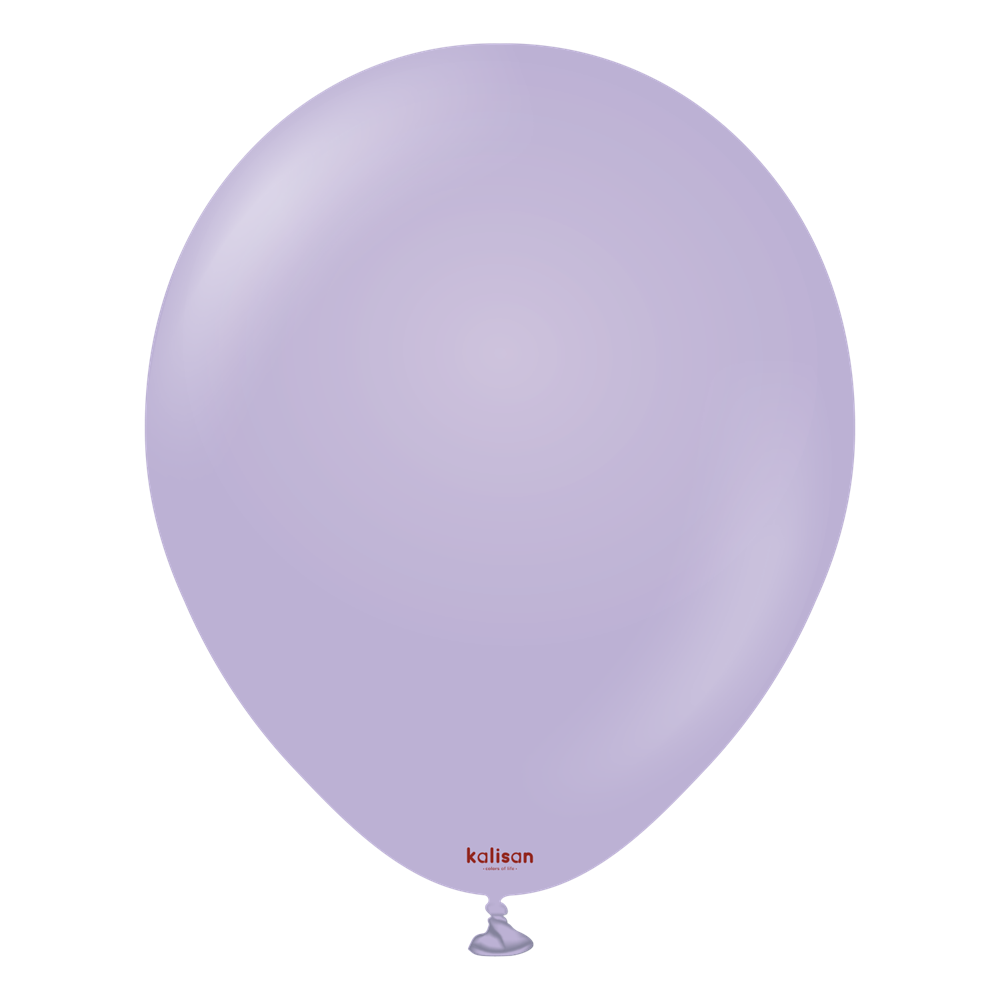 12 inch Kalisan Standard Lilac Latex Balloons 100ct