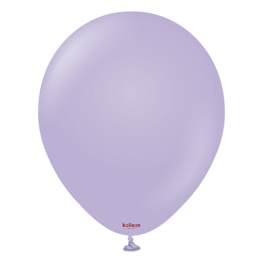 12 inch Kalisan Standard Lilac Latex Balloons 100ct