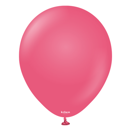 12 inch Kalisan Standard Fuchsia Latex Balloons 100ct – Toy World Inc