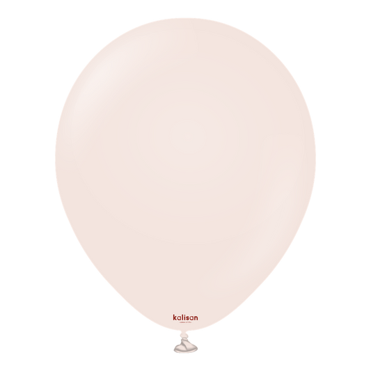 12 inch Kalisan Standard Pink Blush Latex Balloons 100ct