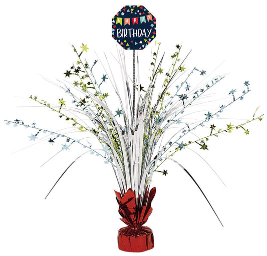 A Reason to Celebrate Happy Birthday Spray Centerpiece 1ct