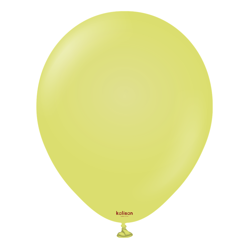 12 inch Kalisan Retro Olive Latex Balloons 100ct