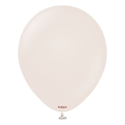 12 inch Kalisan Retro White Sand Latex Balloons 500ct