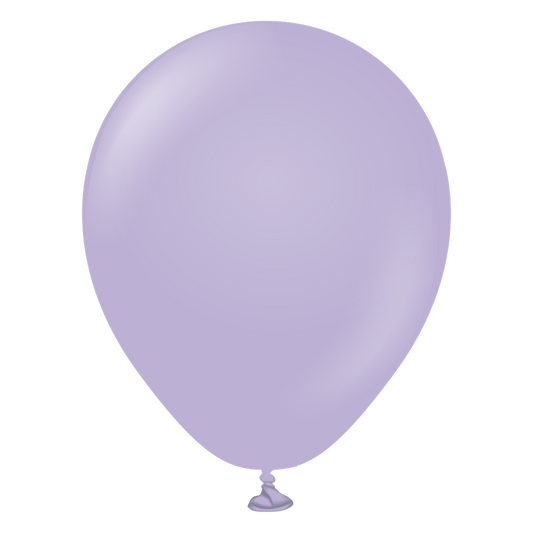 18 inch Kalisan Standard Lilac Latex Balloons 25ct