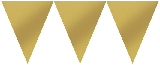 Banderín de papel - Dorado